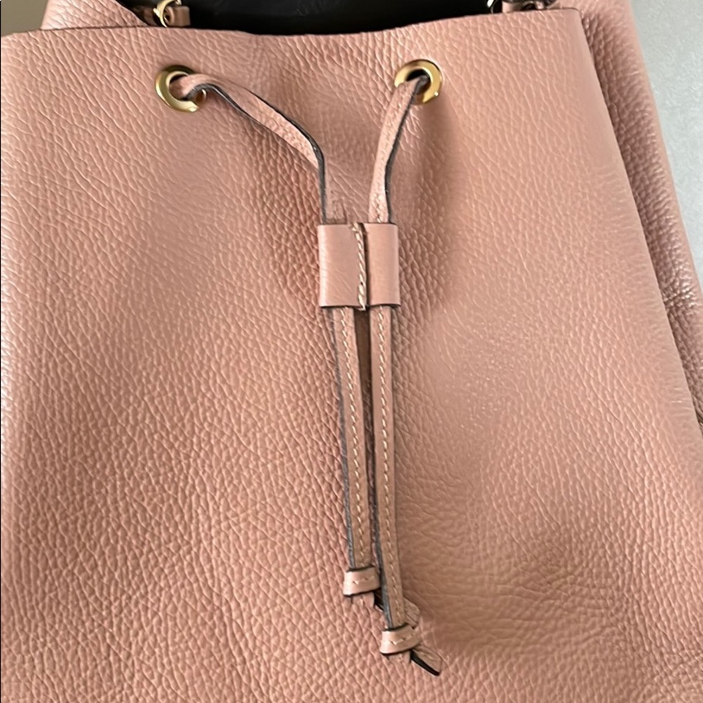 Coccinelle Logo-Plaque Calf Leather Backpack - Picture 3 of 7